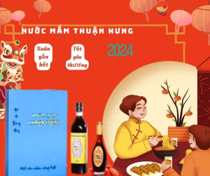 HỘP QUÀ TẾT NƯỚC MẮM THUẬN HƯNG 60 ĐỘ ĐẠM