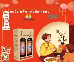 NƯỚC MẮM THUẬN HƯNG 50 ĐẠM/1 HỘP 2 CHAI 500ML