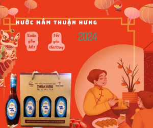 NƯỚC MẮM THUẬN HƯNG 35 ĐẠM/1 HỘP 3 CHAI 180ML