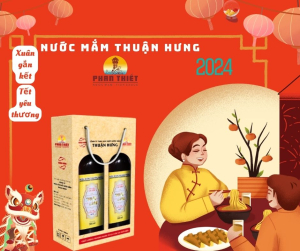 NƯỚC MẮM THUẬN HƯNG 60 ĐẠM/1 HỘP 2 CHAI 500ML