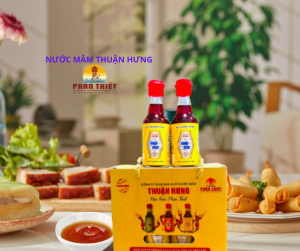 NƯỚC MẮM THUẬN HƯNG 60 ĐẠM/1 HỘP 8 CHAI 60ML