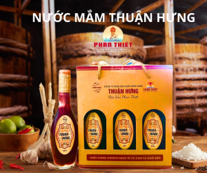 NƯỚC MẮM THUẬN HƯNG 60 ĐẠM KPG/1 HỘP 3 CHAI 180ML