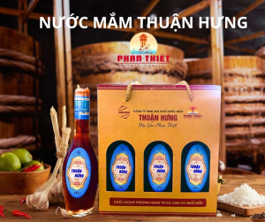 NƯỚC MẮM THUẬN HƯNG 35 ĐẠM/1 HỘP 3 CHAI 180ML