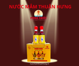 NƯỚC MẮM THUẬN HƯNG 60 ĐẠM/1 HỘP 8 CHAI 60ML