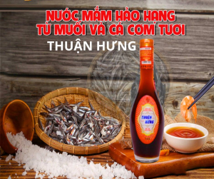 NƯỚC MẮM THUẬN HƯNG 50 ĐẠM/1 CHAI 180ML