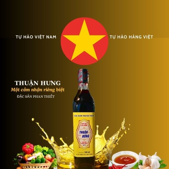 NƯỚC MẮM THUẬN HƯNG 60 ĐẠM/1CHAI 500ML