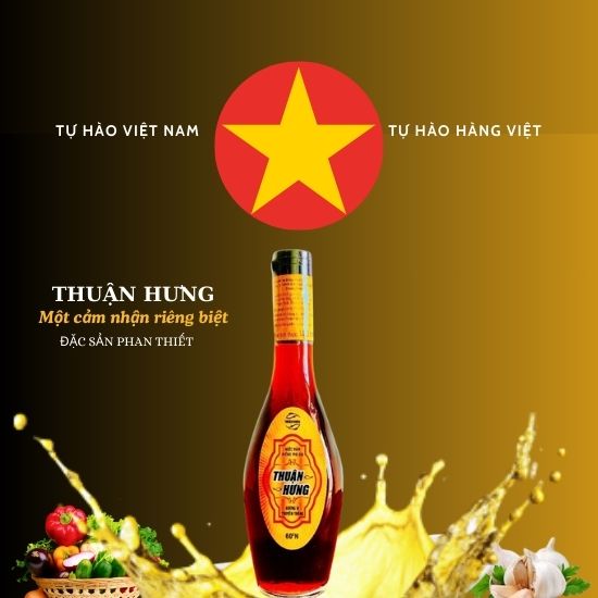 NƯỚC MẮM THUẬN HƯNG 60 ĐẠM KPG/1 THÙNG 20 CHAI 180ML