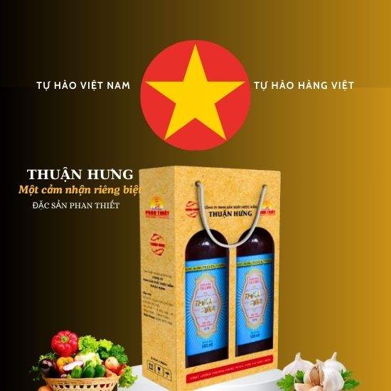 NƯỚC MẮM THUẬN HƯNG 35 ĐẠM/1 HỘP 2 CHAI 500ML