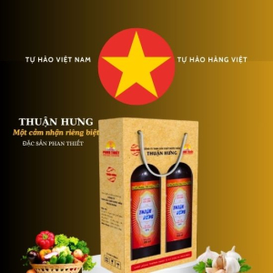 NƯỚC MẮM THUẬN HƯNG 50 ĐẠM/1 HỘP 2 CHAI 500ML